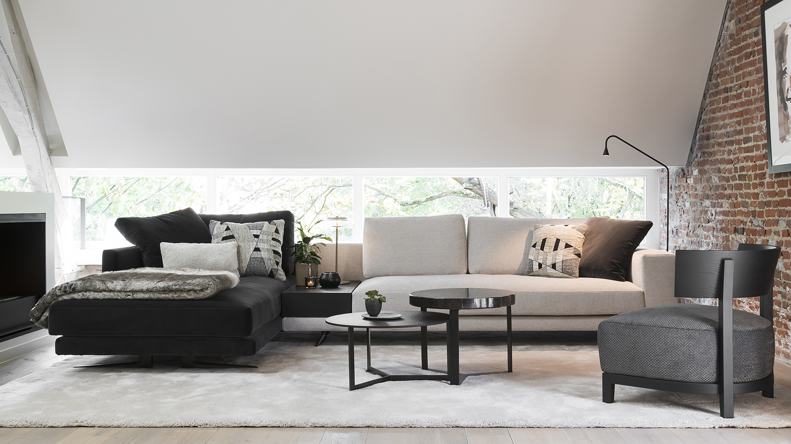 feelathome stockverkoop | Poliform Mondrian sofa